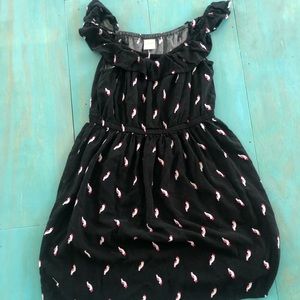 Girls bird print dress
